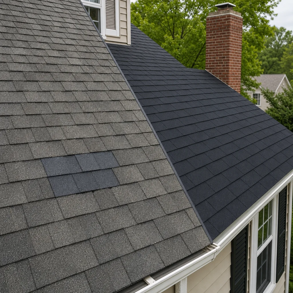 Northern Virginia roof repair and replacement comparison